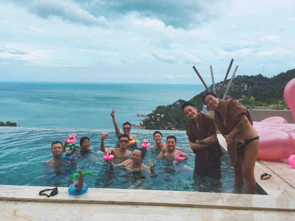Luxury Seaview Villa -Double Infinity Pools-20 Persons Chaweng  Exterior photo